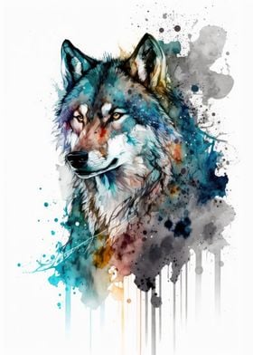 Wolf Watercolor