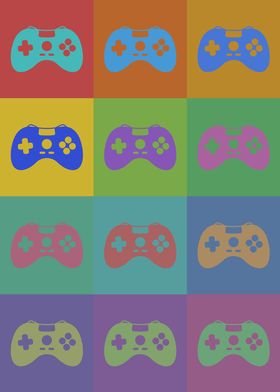 Video Game Controller Art