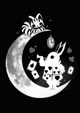 rabbit Cheshire Moon