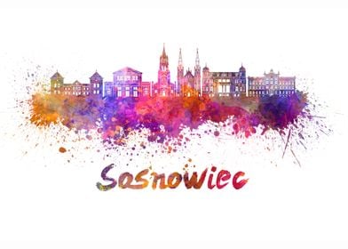 Sosnowiec skyline