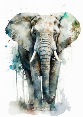 Elephant Watercolor