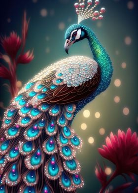 Peacock Animal Colorfull 