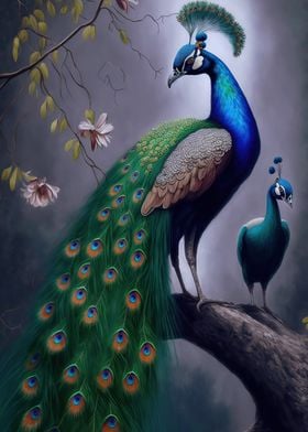 Peacock Animal Colorfull 