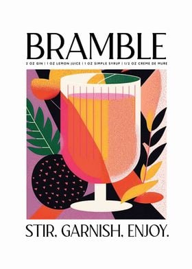 Bramble Cocktail Vintage