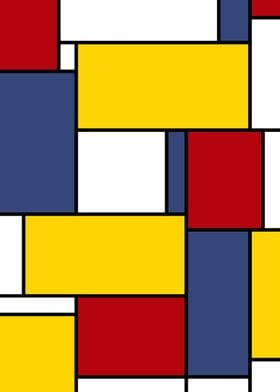 Mondrian Art Inspired 189