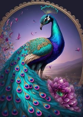 Peacock Animal Colorfull 