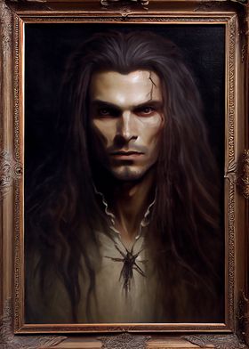 A vampire painting