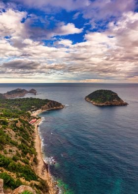 Sea landscape viewpoint