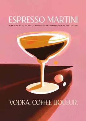 Espresso Martini Pink Boho