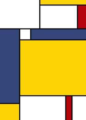 Mondrian Art Inspired 187