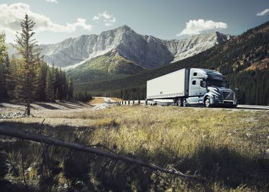 truck and landscape 