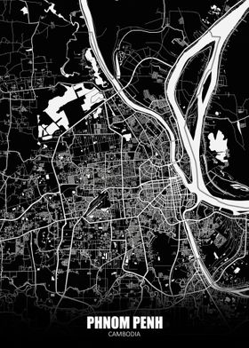 Phnom Penh Cambodia Map