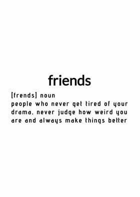 Friends Definition