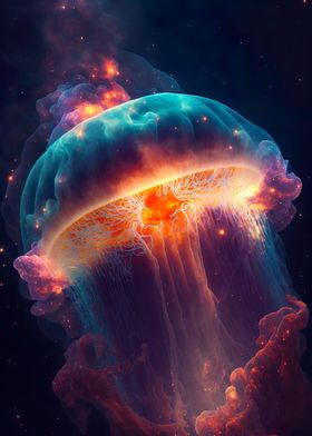 Space Jellyfish Milky Way