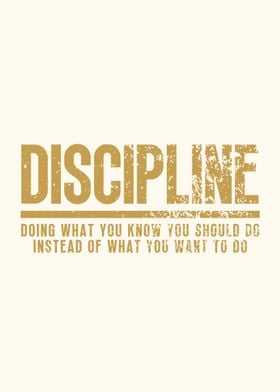 Discipline Motivation