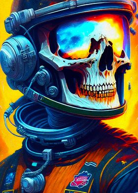 skull in space