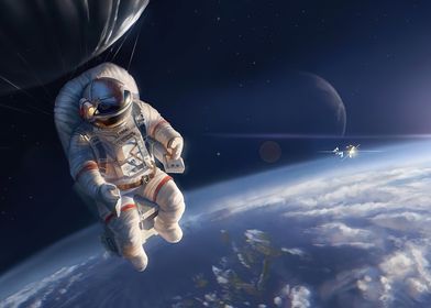 Sci Fi astronaut