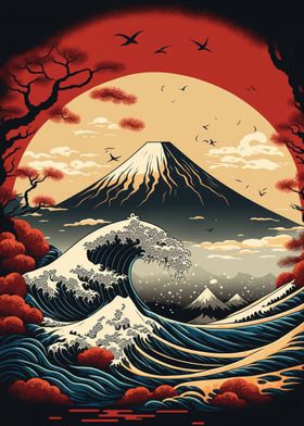 Wave Mountain Japan