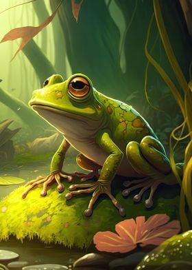 Frog Cartoon Animal