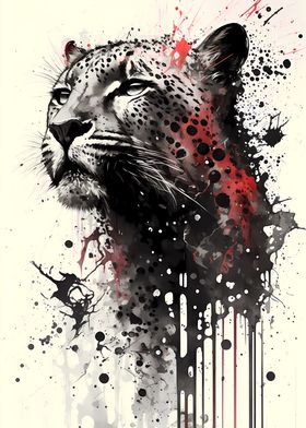 Jaguar Ink Portrait