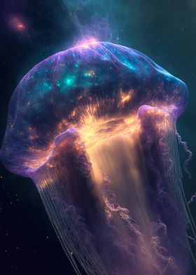 Space Jellyfish Milky Way