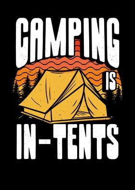 Camping is intents