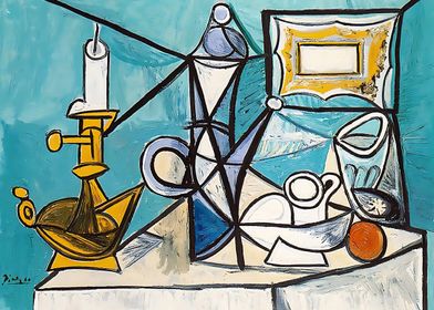 still life with lamp 1944