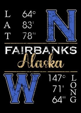 Fairbanks Alaska Latitude 
