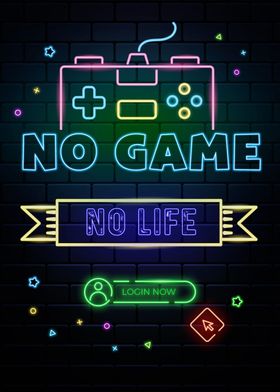 game is life quotes neon