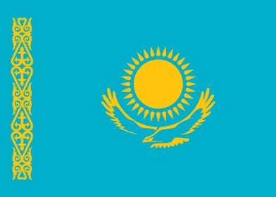 Kazakhstan Flag