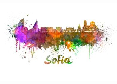 Sofia skyline