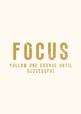 Focus Motivation