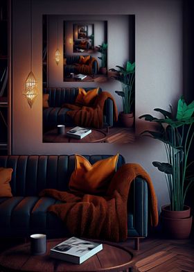 Cozy Living Room Inception