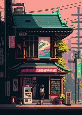 Japan Pixel Art 01