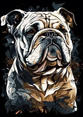 Regal Bulldog Portrait