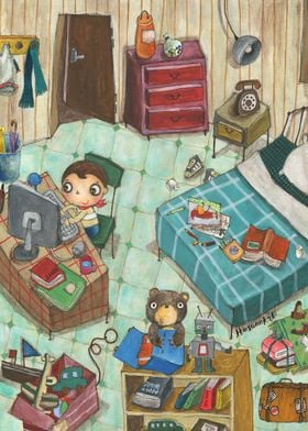 Playful Room of a Boy