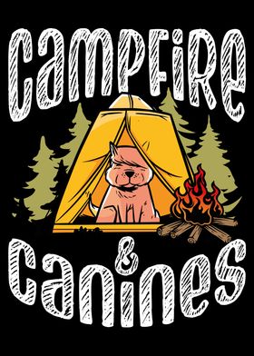 Campfire and canines