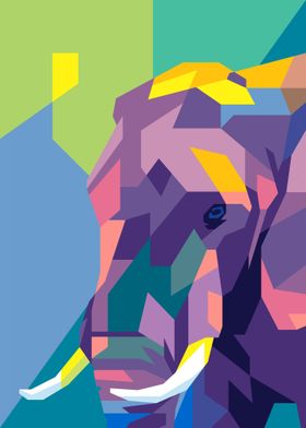 Elephant Pop Art