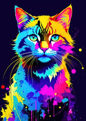 abstract cat