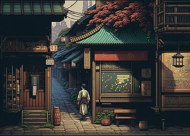 Japan Pixel Art 07