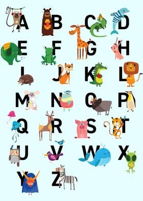 Cute Animal Alphabet