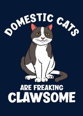 Domestic Cats Are Clawsome