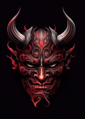 Tradition Noh Hannya Mask