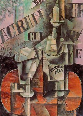 table in a cafe bottle1912