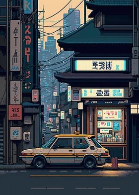 Japan Pixel Art 05