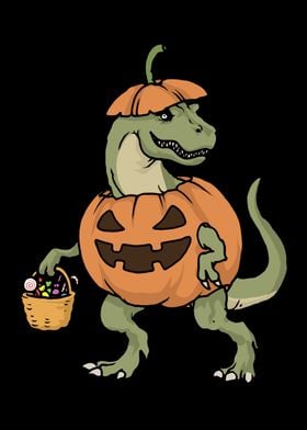 Trick Or Treat Dinosaur