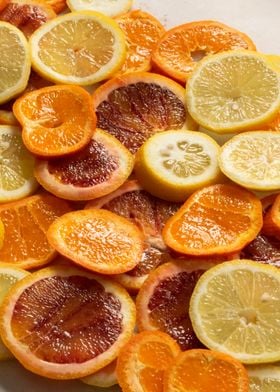 Mixture of citrus fruit