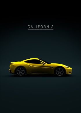 Ferrari California Yellow