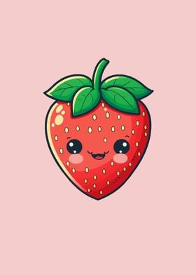 Cute Kawaii Strawberry