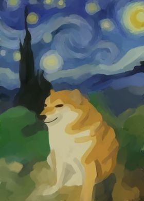 van gogh dog amazing